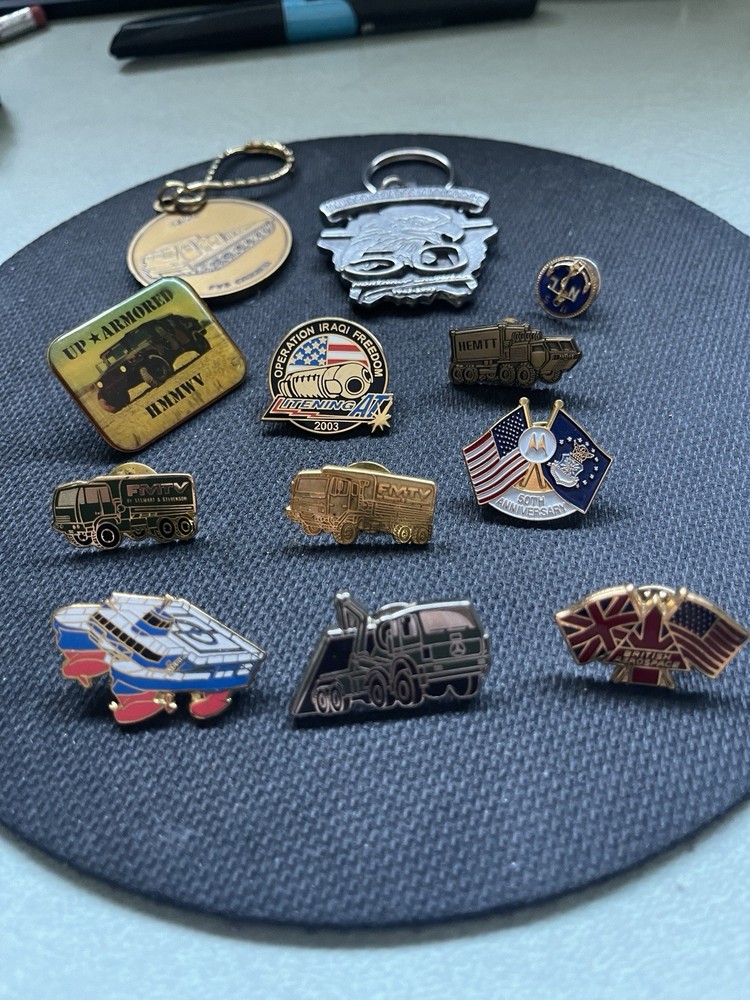 Military Related Lapel Pin Lot