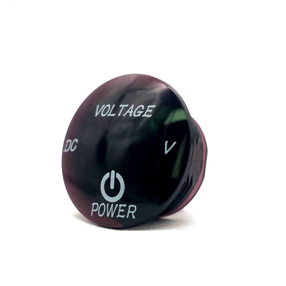 DC12V Waterproof LED Panel Digital Voltage Meter Display Voltmeter Touch Screen