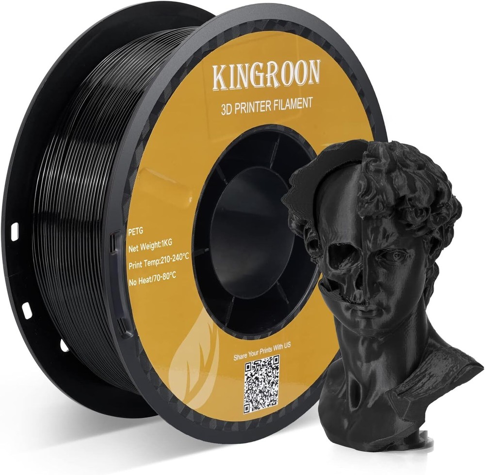 3D Printer PETG 1.75mm 10KG FDM Filament Bundle Spool Eco-friendly Multicolor