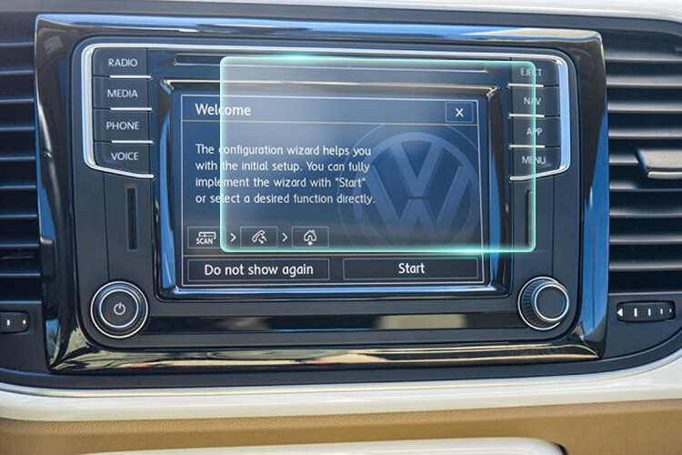 Crystal Clear Screen Protector for 2018 Volkswagen Beetle 6.3in Navigation