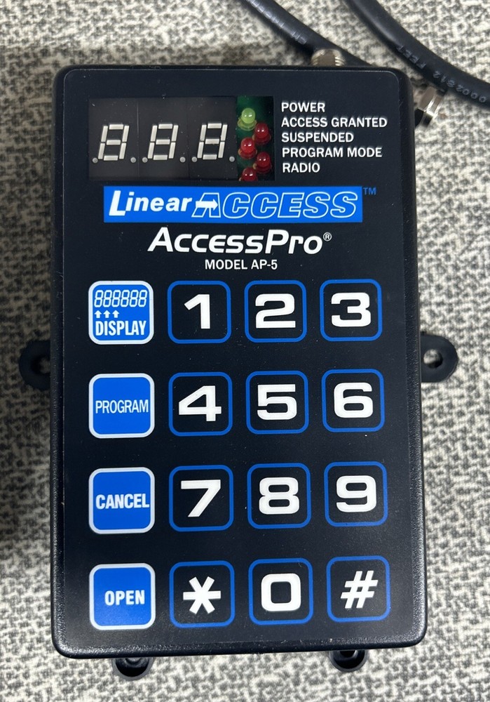 Linear AP-5 ACP00953 Single Portal Access Controller Programmable Relay 2 Doors