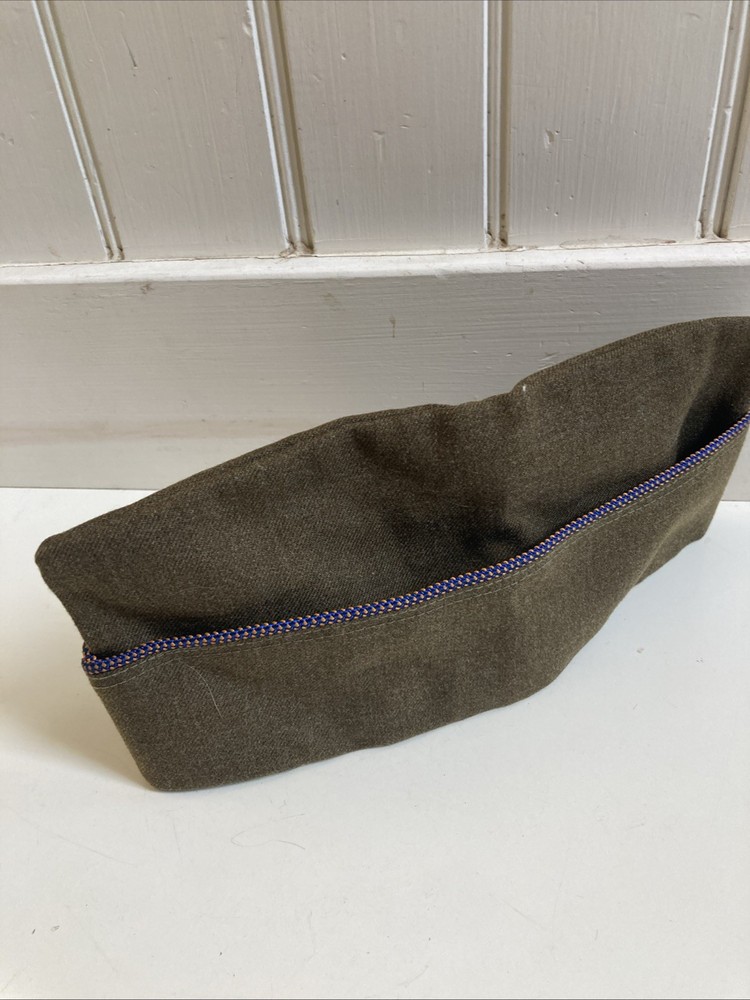 Vintage Flight Ace Wool Army Hat Green