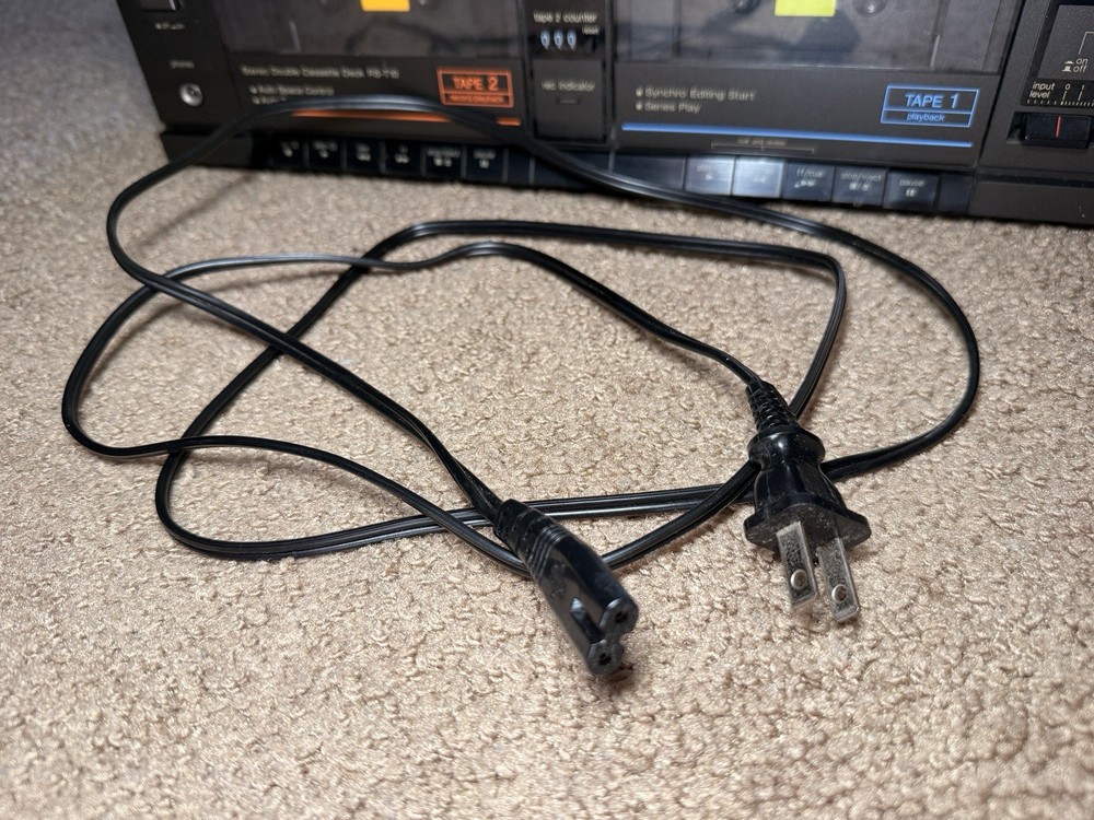 Technics RS-T10 Stereo Double Cassette Deck – Tested, Works, Issues READ