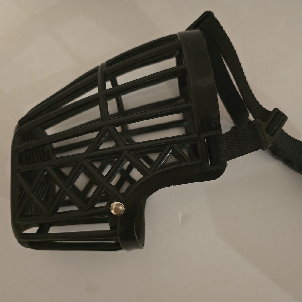 Pet Dog Cage Muzzle Adjustable Strap