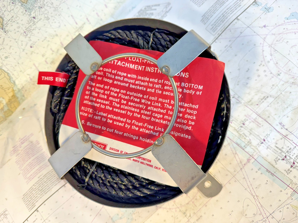 Jim-Buoy Float-Free Link 4 Rafts or Stack, Painter & Cage