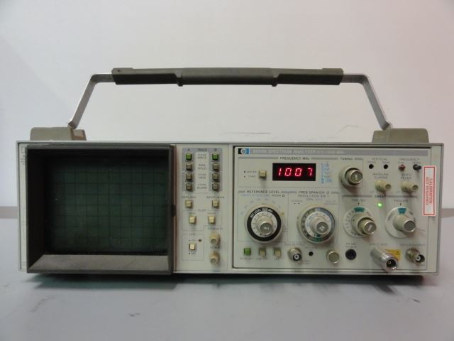 HP 853A Spectrum Analyzer Display w/ Module 8558B 0.1-1500 MHz