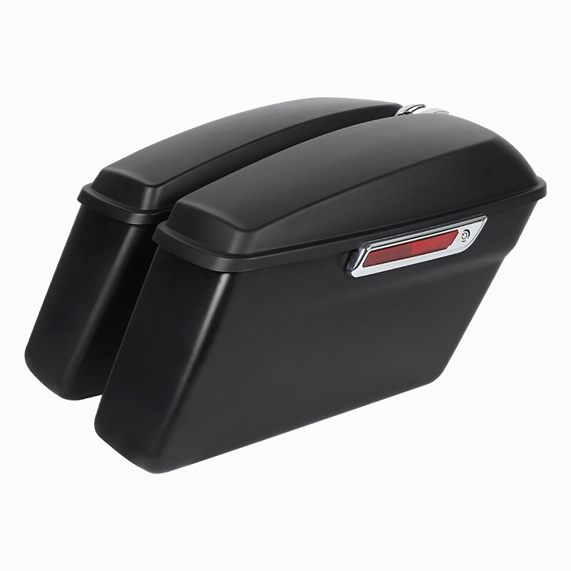 Matte Hard Saddlebag Conversion Bracket Fit For Harley Softail Custom 1984-2017