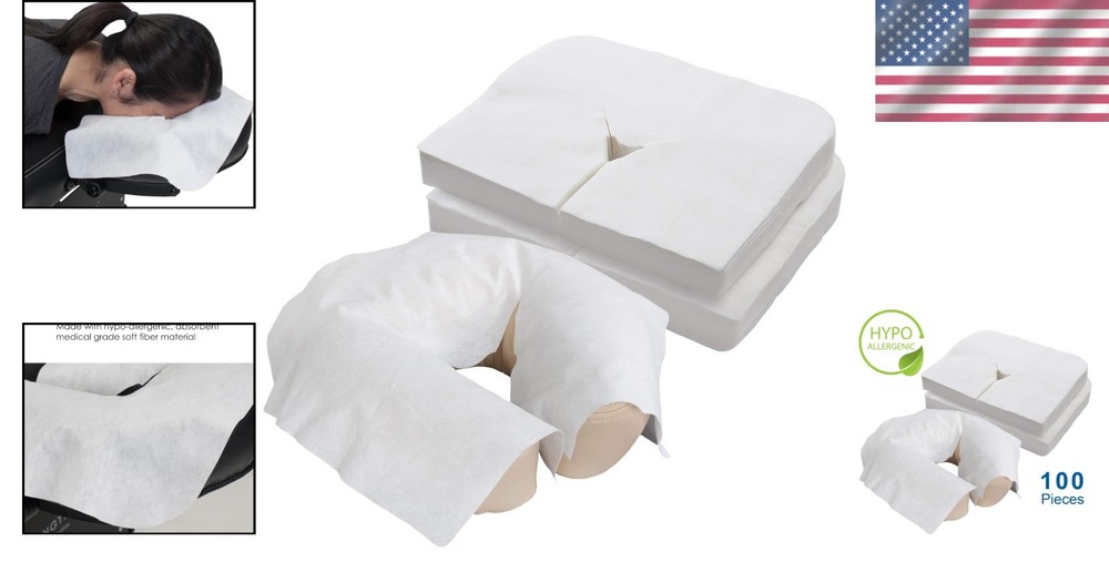 Luxurious Massage Headrest Covers - 100 Pack