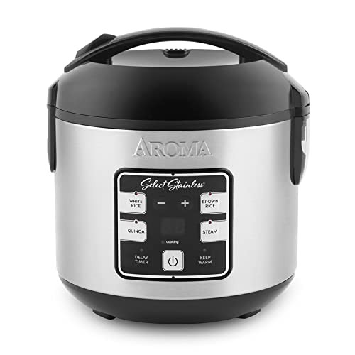 Select Stainless Digital Rice & Grain Multicooker, Rice Cooker 4 Cup