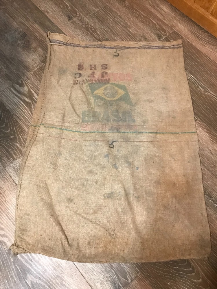 Vintage Maine Seed Potatoes burlap empty sack