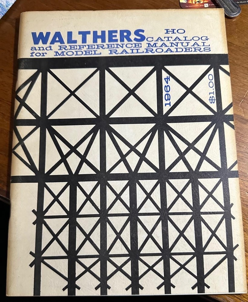 Walthers 1964 Edition Model Railroad Reference Book Catalog HO Scale