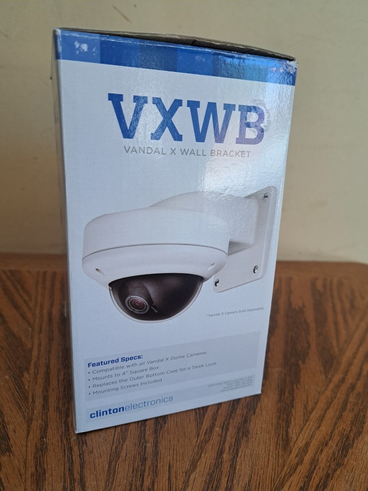 Clinton Electronics Vandal X Series CE-VXWB Wall Mount Bracket New / SEALED