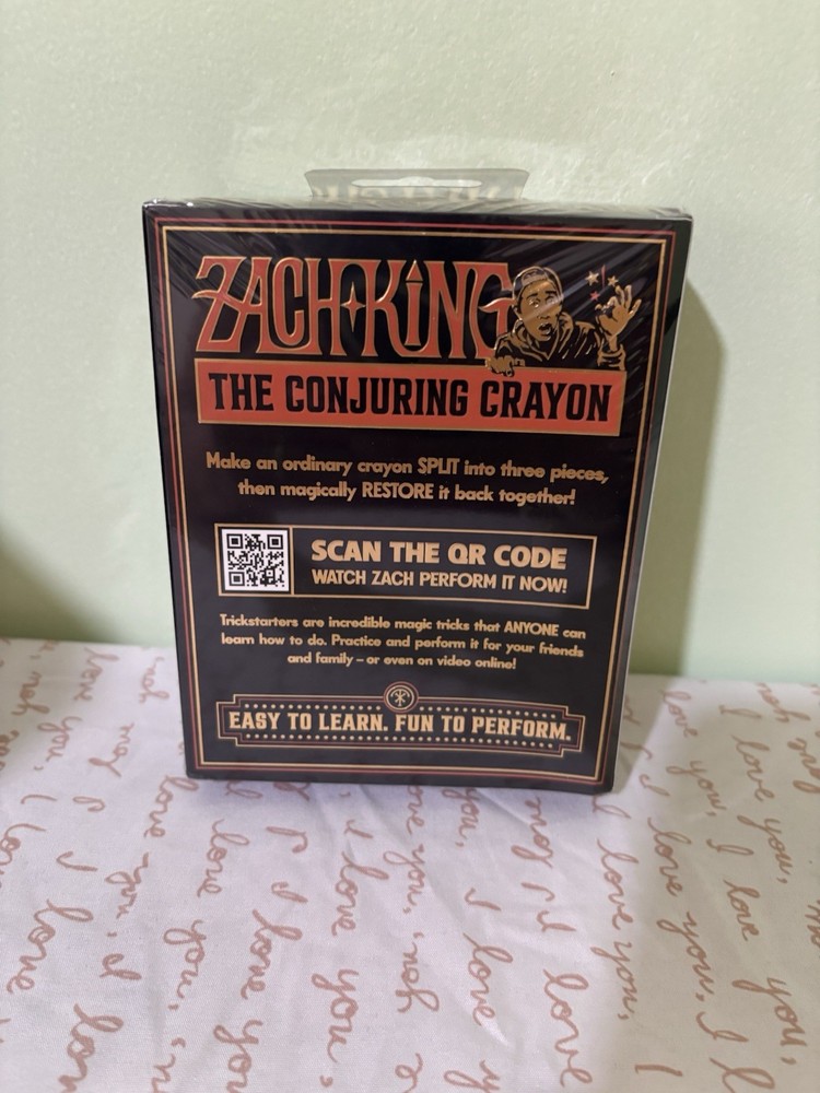 Trickstarters Zach King Conjuring Crayon Magic Trick Kit New Sealed