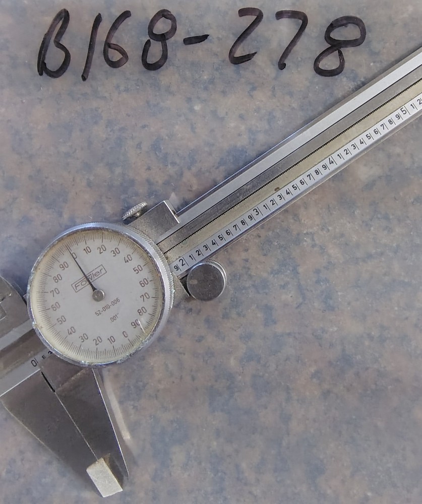 🗽FOWLER 6" DIAL CALIPER NO 52-010-006