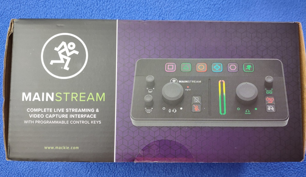 New Mackie MainStream Complete Live Streaming &Video Capture Recording Interface