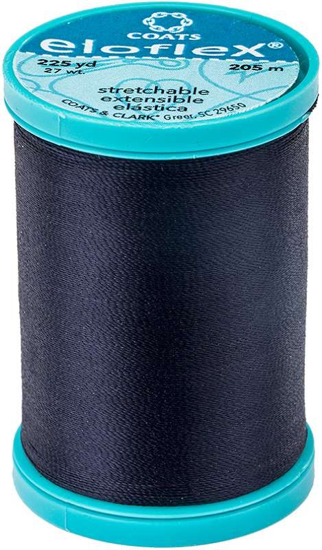 Eloflex Stretch Thread 225yd Navy