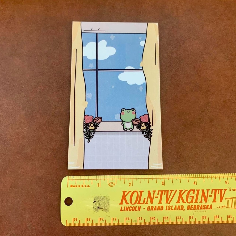 Sunny Day Window Sill Froggy Notepad