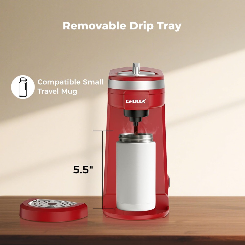 Single Serve K Capsule Coffee Maker Red