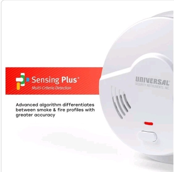 Universal Security (3-Pack) Hardwired & 10-Year Battery Smoke Detector