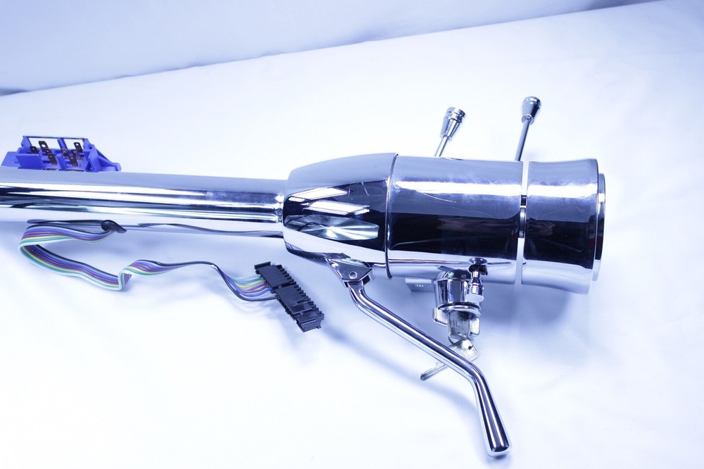 28"GM Style Tilt Steering Column Automatic Shift With Key & Gaap Steering Wheel