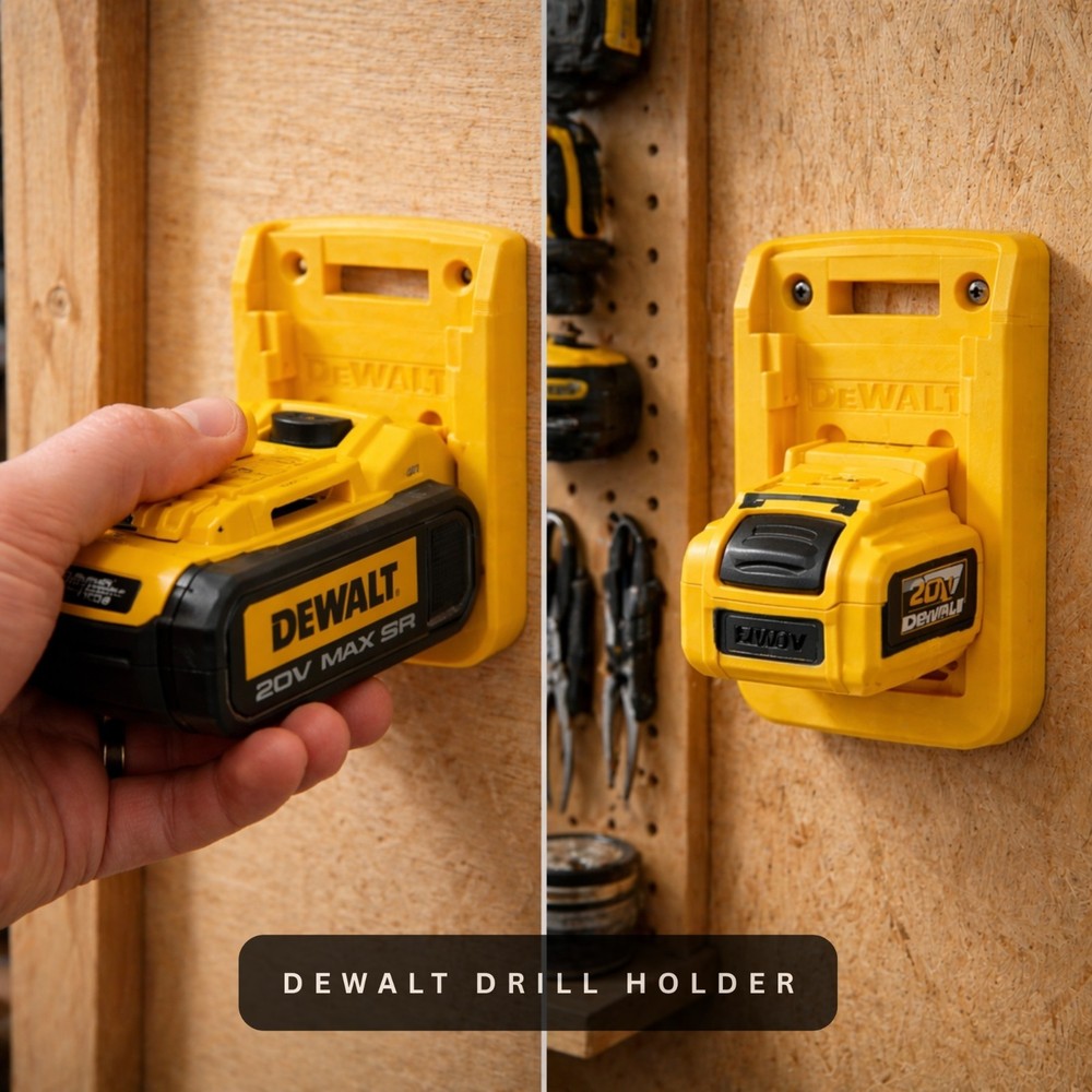 DeWalt Ultimate Garage Organizer System Tool Holder Battery Mount Storage Kit