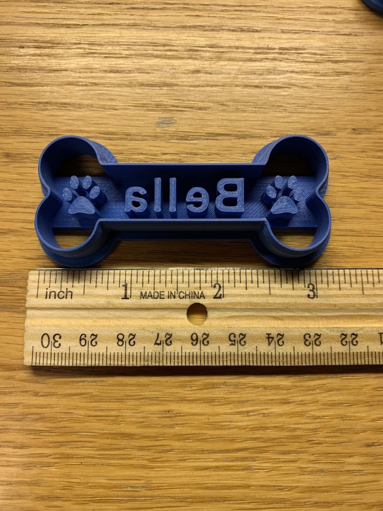 Personalized Dog Bone Cookie Cutter - 3 inches - Custom Made!