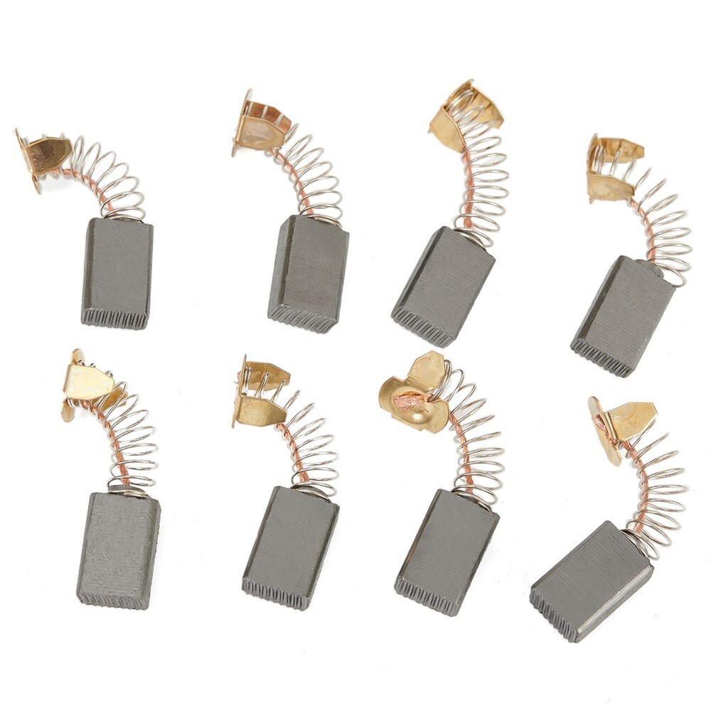 8Pcs Angle Grinder Motor Carbon Brushes Replacement Part For Power Tool New