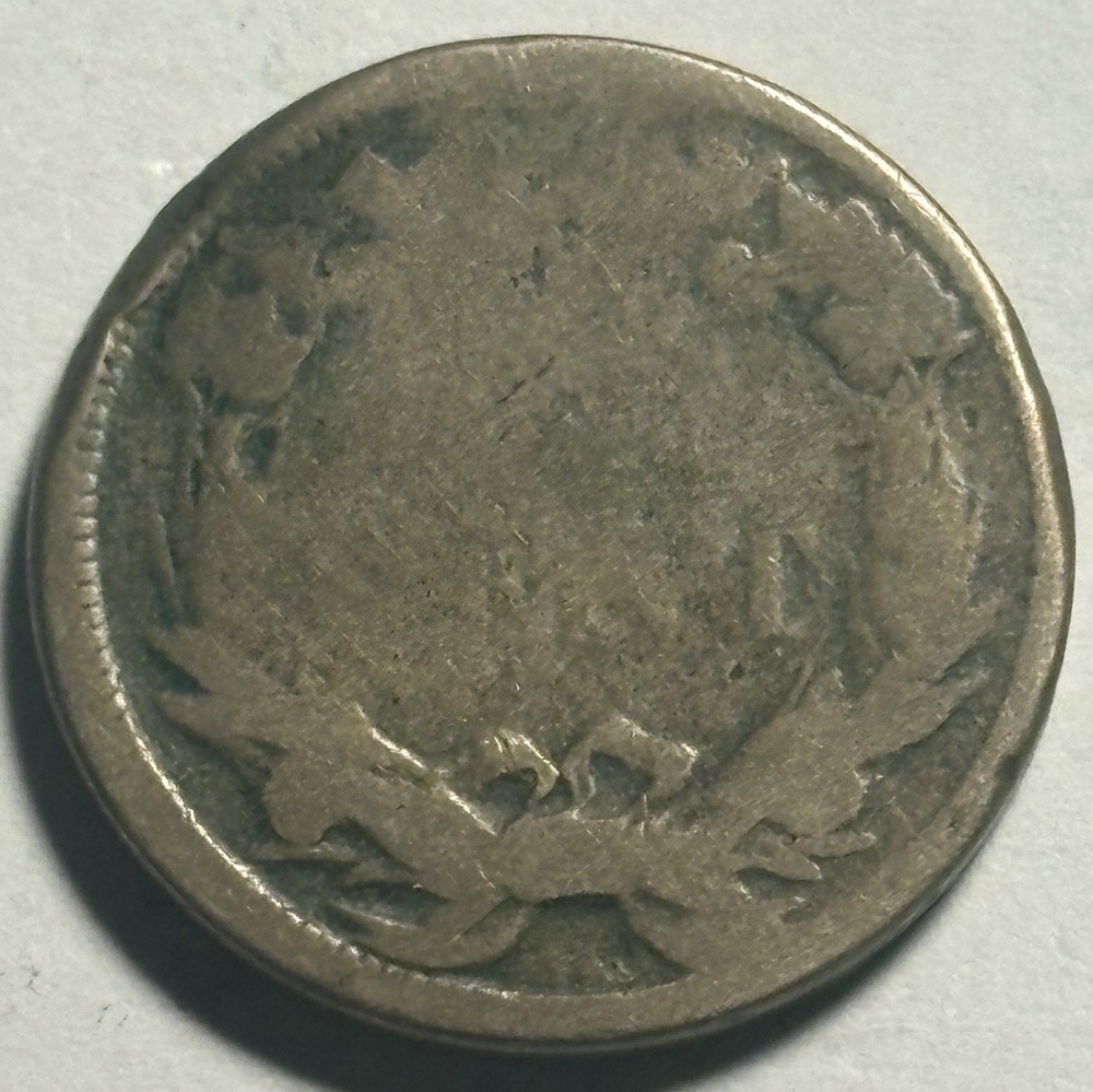 Flying Eagle Cent — Circulated Counterstamp W.C. Initials