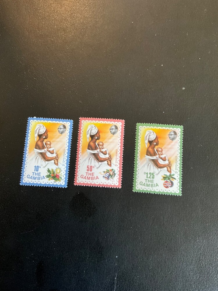 Stamps Gambia Scott #338-40 never hinged