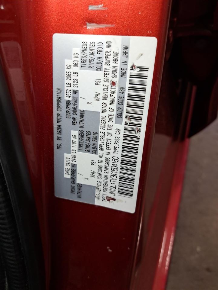 2019 Mazda 6 Amplifier Sku#4423487