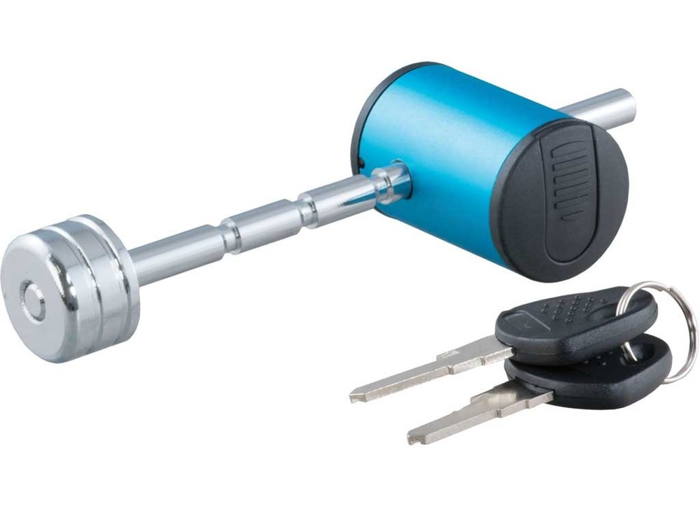 Curt 23503 Adjustable Coupler Lock w/Blue Anodized Head