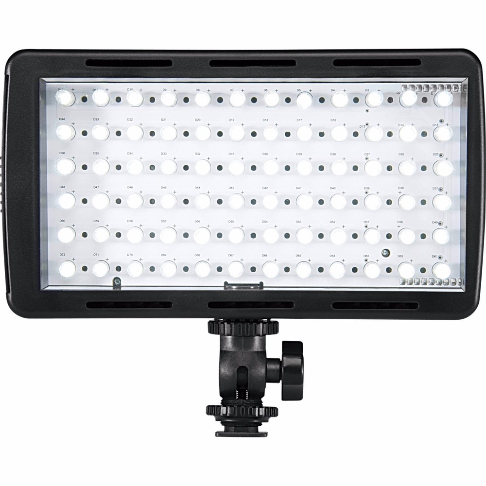 Limelite VB-1400 Mosaic Solo On-Camera 72 Power LED Light Shoe Mount Diffusion