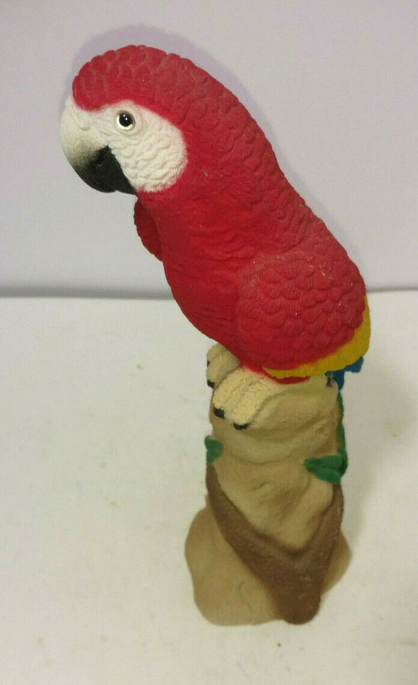 Parrot Sand Sculpture Figurine 9" Tall