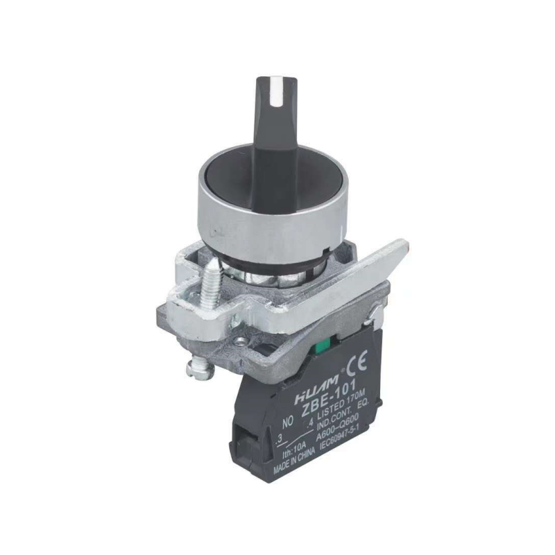 1PC XB4BD25 22mm Maintained Metal Select Selector Switch 2 Position 1NO/1NC
