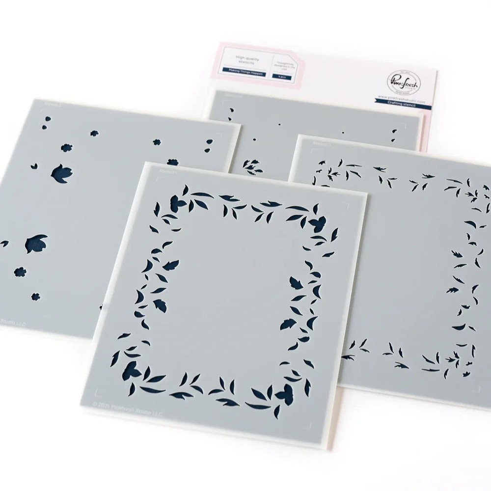 PINK FRESH  - HIGH QUALITY STENCILS - MAKING THINGS HAPPEN