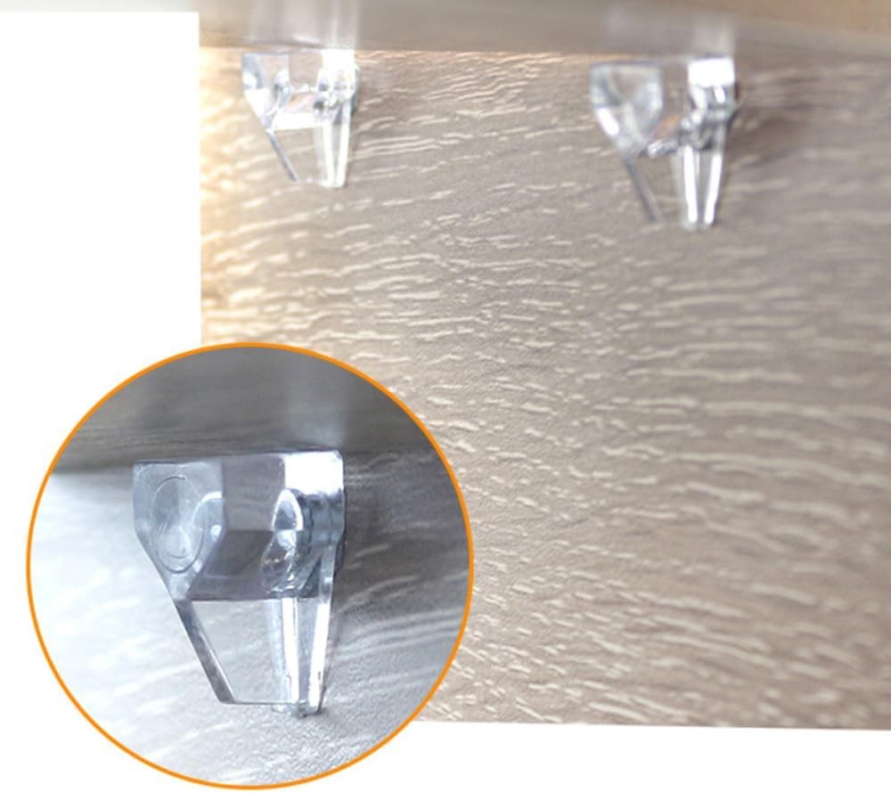 3 mm Shelf Support Peg Clear Plastic Cabinet Shelf Support Pins Shelf Holder Rep