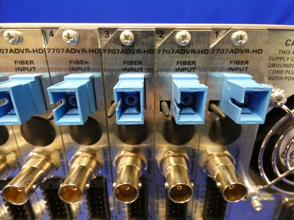 Evertz 7800FR Frame w/ 7-770ADVR-HD Modules, 2 PS