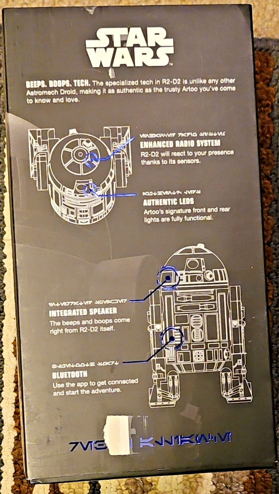 Sphero Star Wars R2-D2 App-Enabled Remote Control Droid Robot Toy