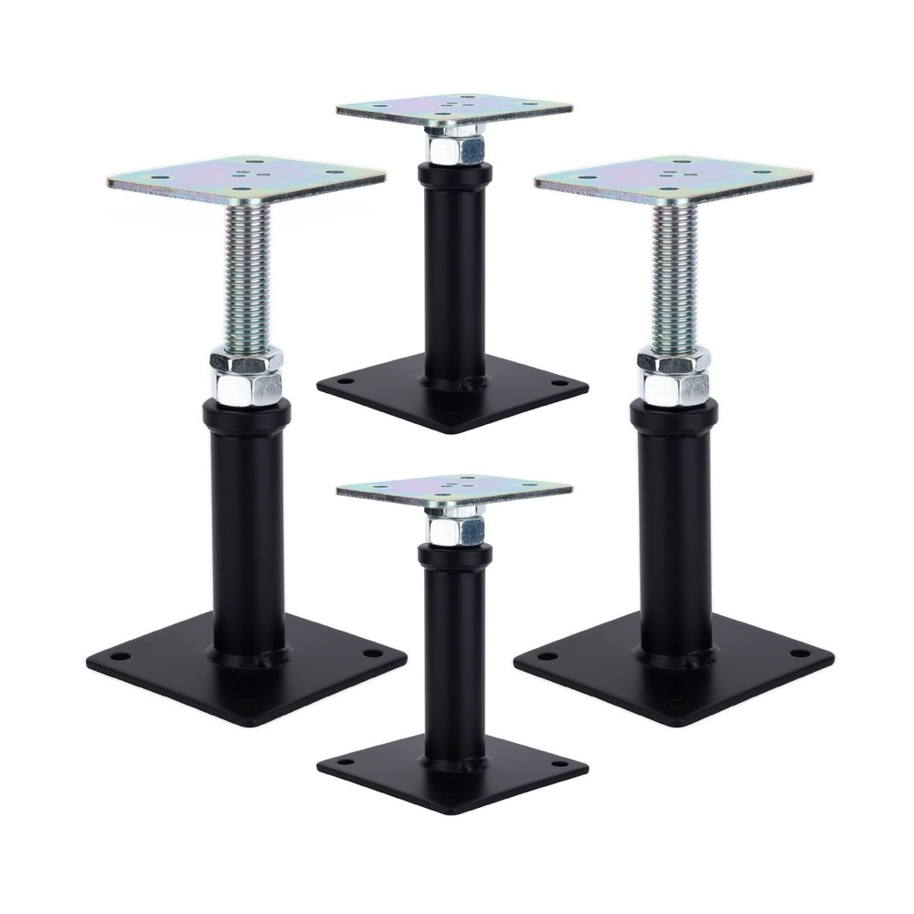 2 Pack Adjustable Floor Jack Post, 6’’-9’’ Height Range,