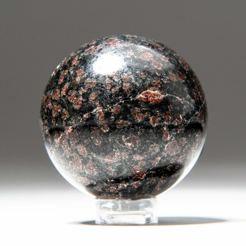 Hand Polished Garnet Sphere (1.75", .135 grams)