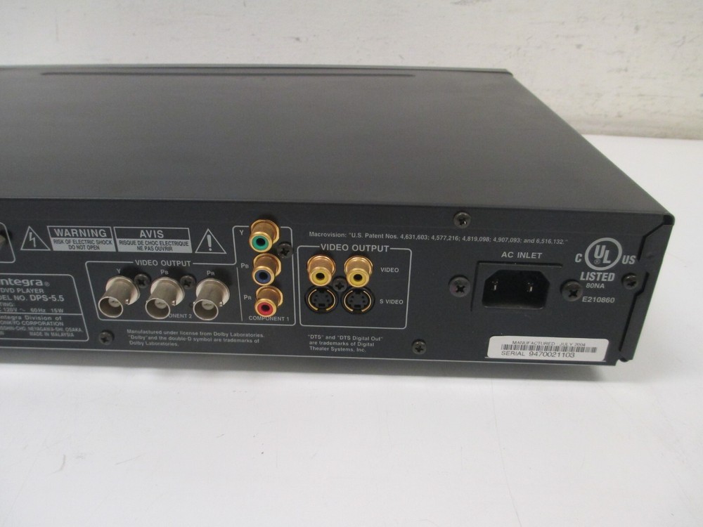 Integra DPS-5.5 DVD Player *No Remote*