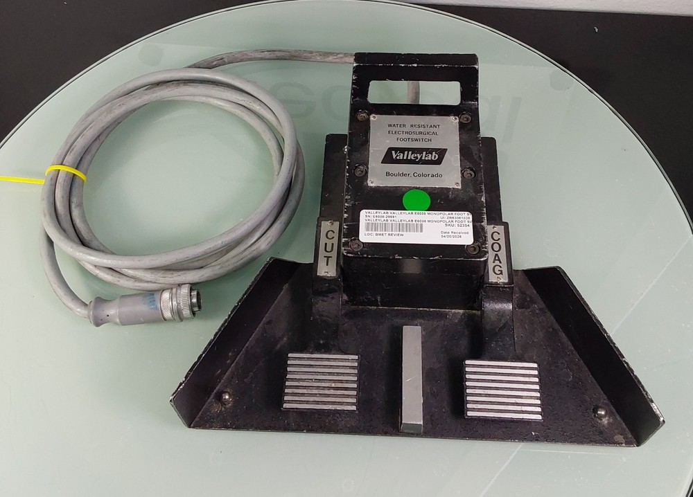 Valleylab E6008 Water Resistant Electrosurgical Footswitch