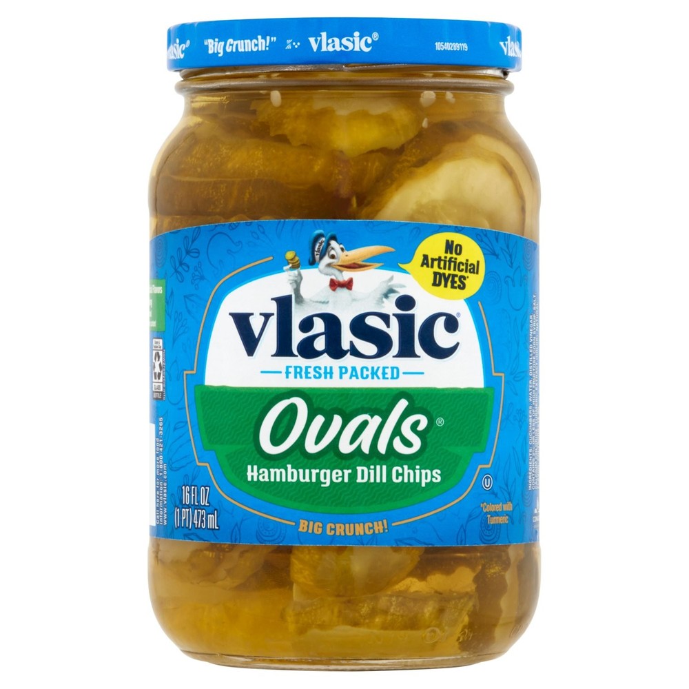 Vlasic Oval Hamburger Chips 16 oz