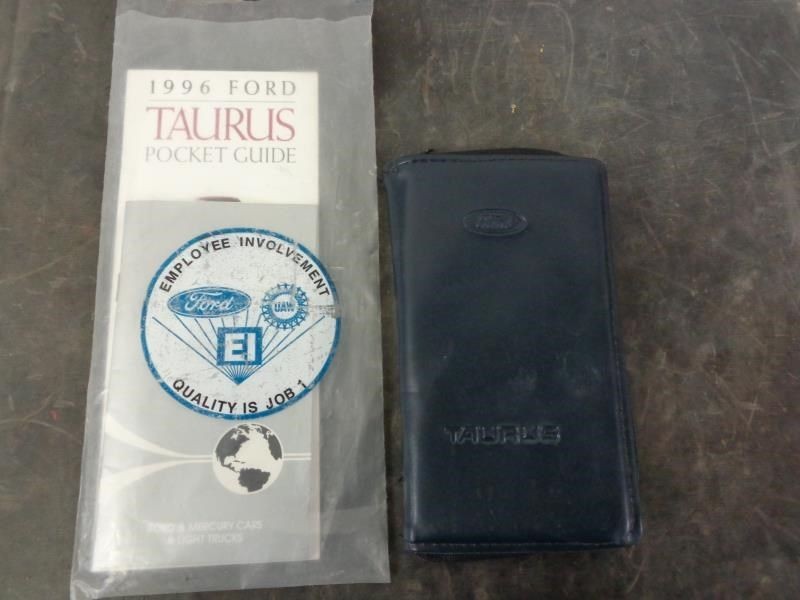 TAURUS  1996 Owners Manual