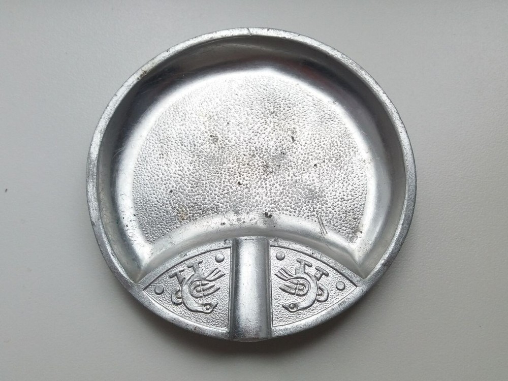 Vintage metal ashtray USSR 60s.