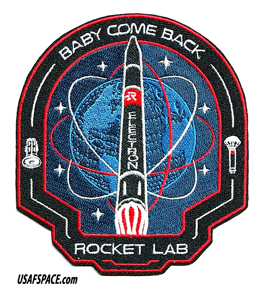 ROCKET LAB 38-Baby Come Back-ELECTRON-Launch-NASA-BlackSky-SPACE Mission PATCH