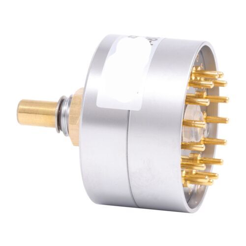 EIZZ 3 Way 4 Positions Rotary Switch Signal Source Selector for HiFi Audio AMP