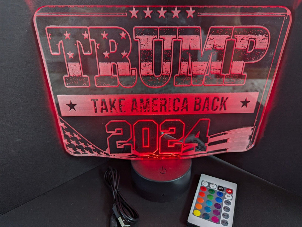 Donald Trump President Take America Back L.E.D. Large light display