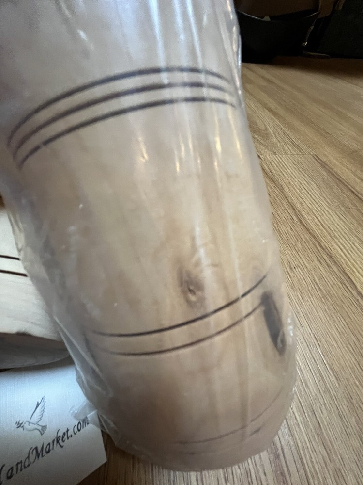 ISREAL Handmade Olive wood cups. 5 1/2 “ x 2 1/2”