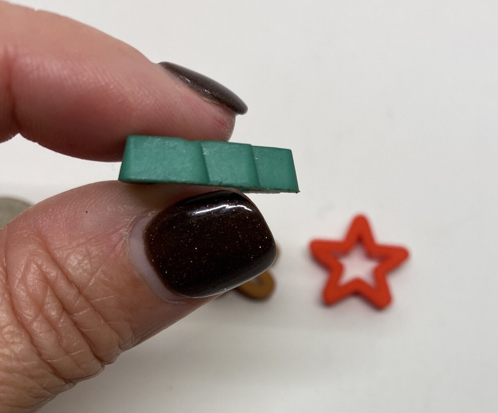 Christmas Gingerbread Tree Star Polymer Clay Stud Earring Cookie Candy Cutters 3